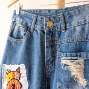 Fall Harvest Patchwork Relax Fit Jeans